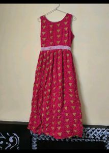 Red Sleeveless Kurti