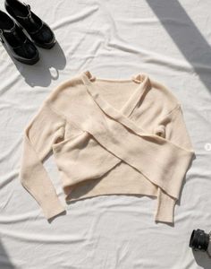 Cream Knit Top