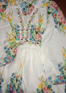 Floral Print Fit &amp; Flare Dress