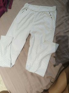 White Polka Dot Leggings