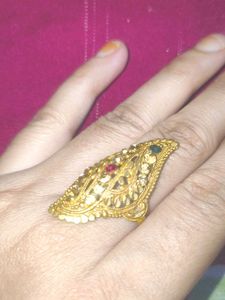 Gold Plated Statement Ring