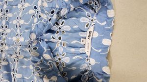 Comfort Days Sky Blue Shiffili Shirt By ONLY