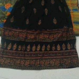 Elegant Black Ethnic Gown