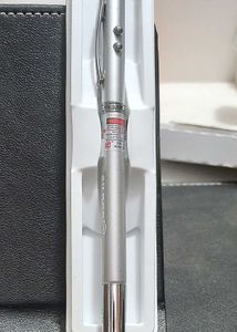 Silver Laser Pointer Ball Pen