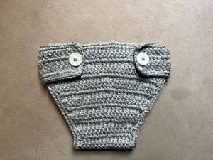 A Crochet Handmade New Diaper Cover/ Knicker .