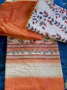 Orange & White Suit