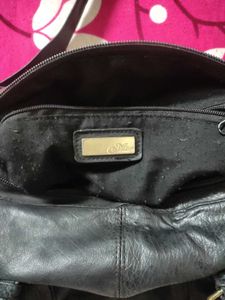 Black Leather Satchel