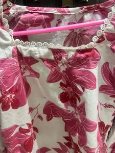 Pink Short Kurta