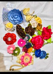 Assorted Handmade loose Mix Flowers 20 pcs