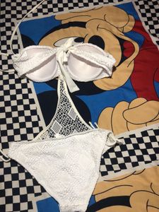 White Lace Bikini Set