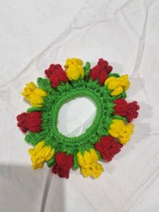 Colorful Crochet Scrunchie 🫶🌸