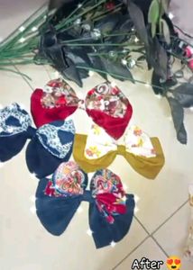 Beautiful Pack Of 4 Bow Printed