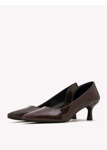 JM LOOKS Chic Brown Heels NEW WITH TAG