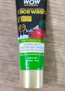 Apple Cider Vinegar Face Wash Of Wow Skin Science