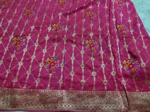 Banarasi Pink &amp; Gold Sari 🔥