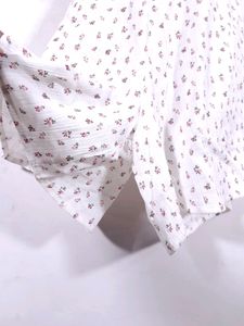 White Floral Printed Playsuit (Women&#39;s)