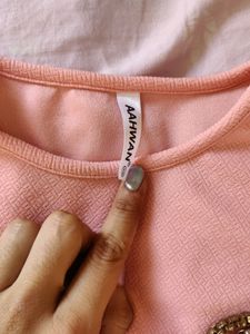 Ruched Pink Dress