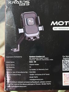 Kratos Moto B2 Mobile Holder for bike/activa