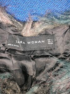 Zara Women &amp; Girl Faux Fur Jacket