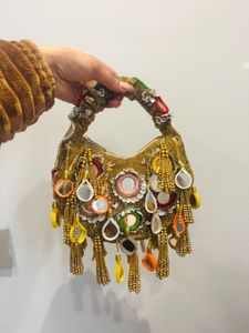 Beautiful multi colour attractive clutch