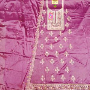 Purple Dress Material