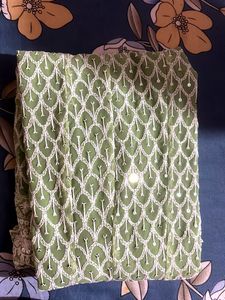 Elegant Green Embroidered Kurta
