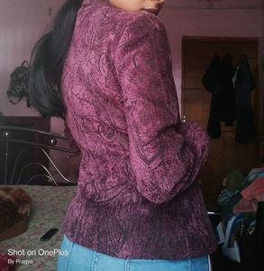 Purple And Black Colour Unused Blazer🖤💜