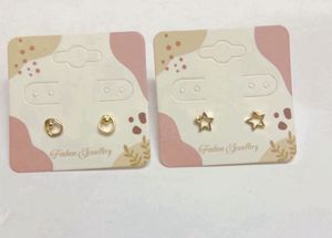 Gold Stud Earring Set