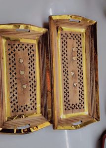 Wooden Serving Trays (Set of 2)