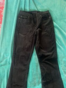 Corduroy Jeans Black