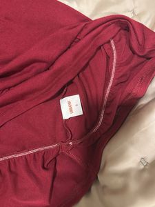 Maroon Peplum Tank Top