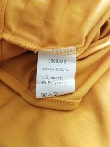 SHEIN Mustard Cord Set