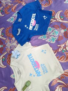 Travis Scott &#34;Antidote&#34; Crop Fitted Tee Bundle