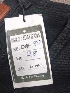 🥰D@80 Size-28 (Sale) Latest Ladies high waist Jea
