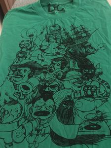 Green Tshirt Gothic