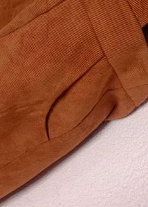 Corduroy Overall Mini Winter Dress