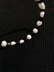 Slim Black &amp; White Beads Bracelet
