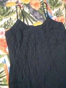 Navy Blue Slip Dress