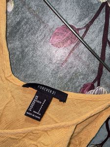 Forever 21 Yellow Tank Top