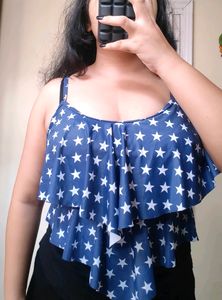 PRICE DROPP🚨starry blue padded tankini top