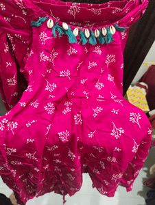 Pink Printed Jumpsuit