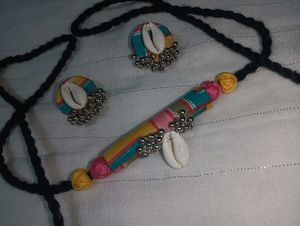Seashell Necklace and Earring Set
