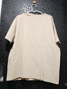 oversized Beige T-Shirt and Joggers set