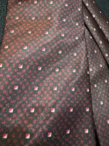 Burgundy Dotted Tie