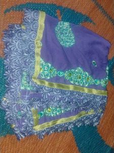 Purple Dress Material