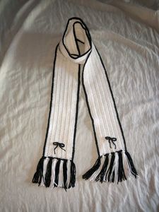 Chic Handmade Crocheted Scarf