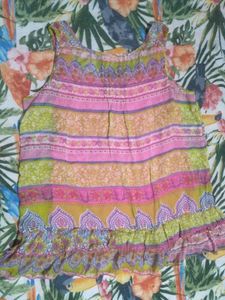 Colorful Sleeveless Top