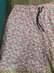Cute Bow heart Printed Lounge Shorts
