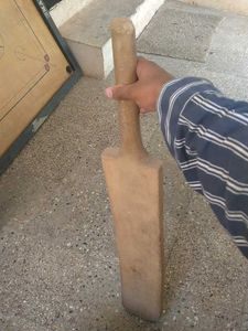 Carrom Board with Cricket Bat