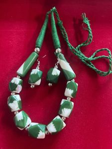 Green bead Mala 💥